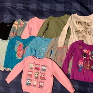 Bundle of 11 3t long sleeve shirts